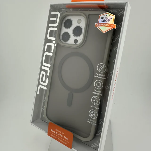 Mutural Airbag Magsafe Series Hülle iPhone 16 Pro Max Grey