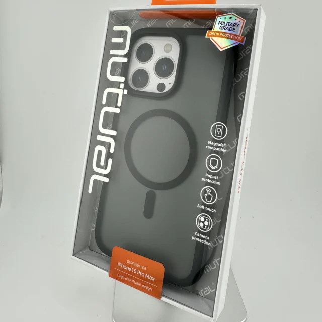 Mutural Airbag Magsafe Series Hülle iPhone 16 Pro Max Black