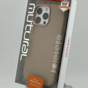Mutural Pure Magsafe Series Hülle iPhone 16 Pro Max Gold