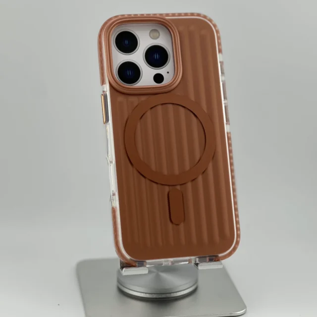 Mutural Bumpy Solid Magsafe Series für iPhone 16 Pro Rose Gold – Bild 2