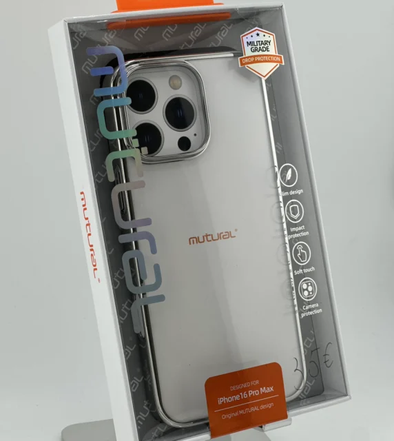 Mutural Shine Series iPhone 16 Pro Max Silver