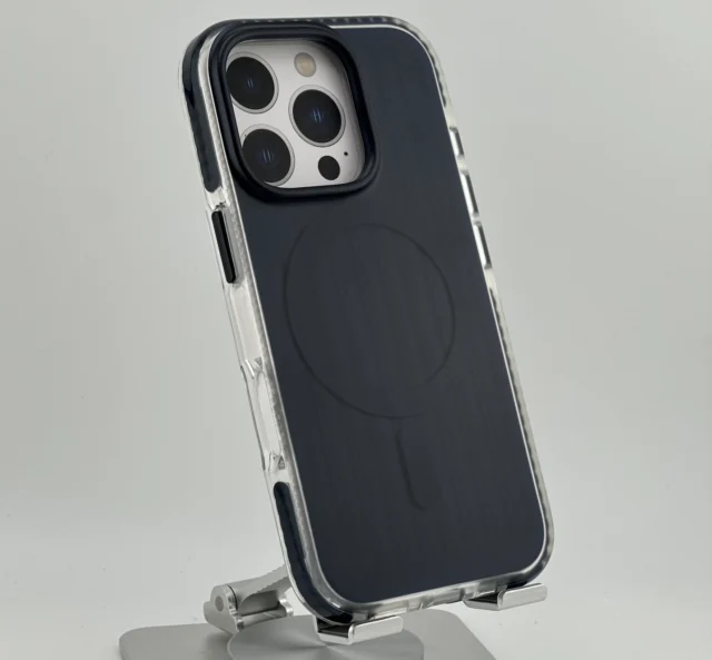 Mutural Bumpy Solid Magsafe Series iPhone 16 Pro Metallic Blue – Bild 2