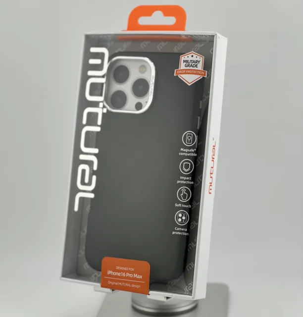 Mutural Deluxe Magsafe Siries iPhone 16 Pro Max Black