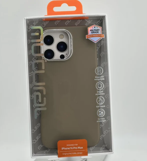 Mutural Deluxe Magsafe Siries iPhone 16 Pro Max Gray