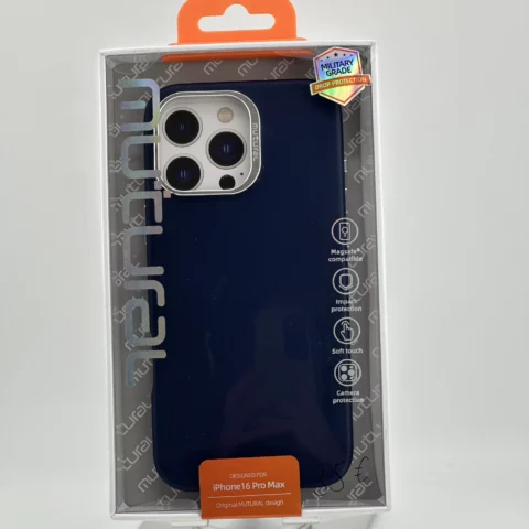 Mutural Deluxe Magsafe Series iPhone 16 Pro Max Navy Blue