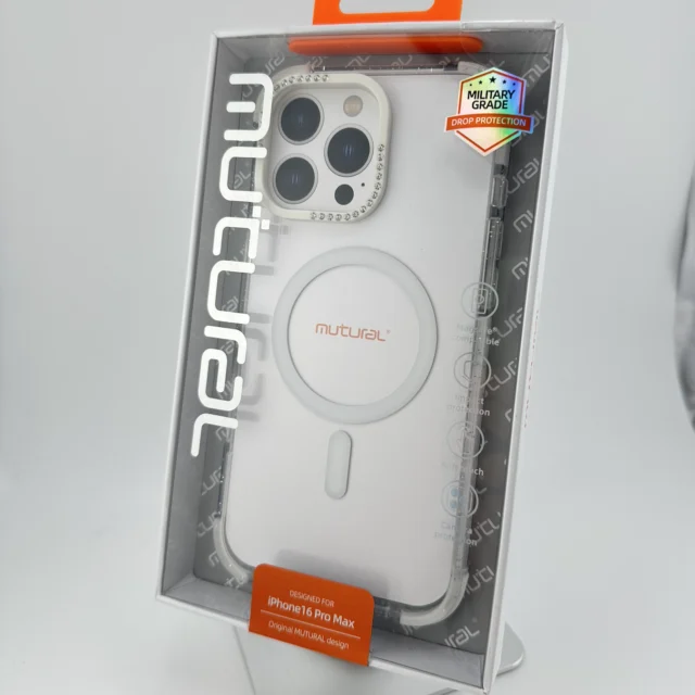 Mutural Blink Magsafe Serles Hülle für iPhone 16 Pro Max White
