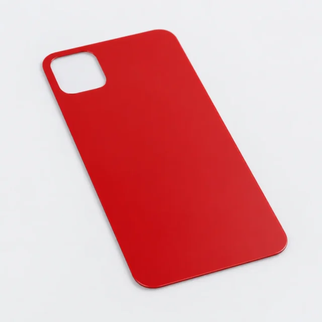 Rückseite Glas iPhone 12 Rot (ohne Logo)