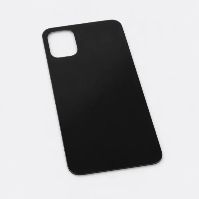 Rückseite Glas iPhone 12 Schwarz (ohne Logo)