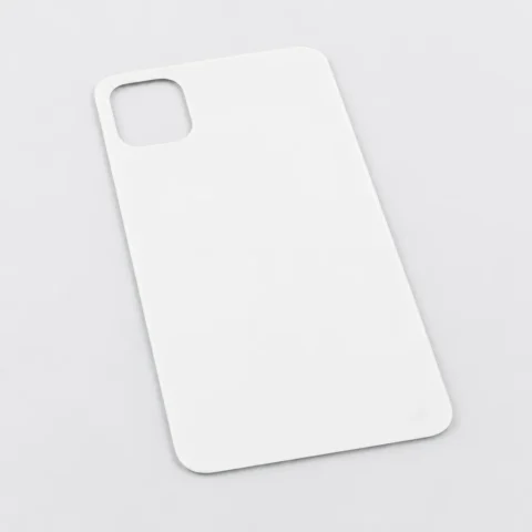 Rückseite Glas fur iPhone 12 Backcover Akkudeckel Weiß mit LOGO