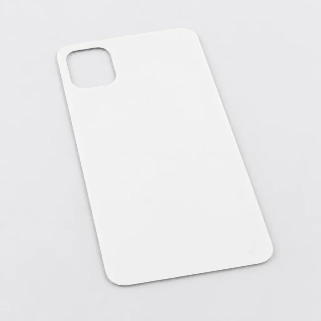 Rückseite Glas iPhone 12 Weiß (ohne Logo)