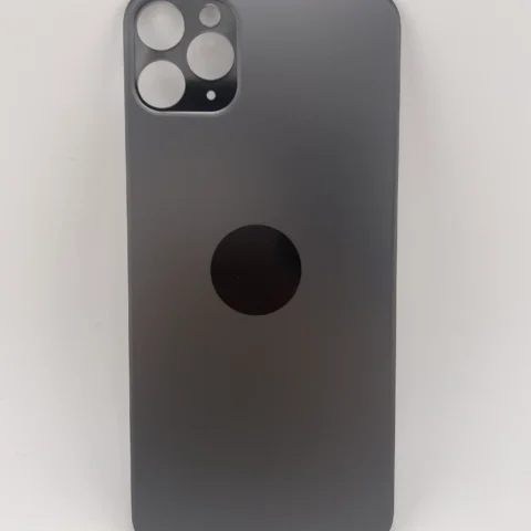Rückseite Glas fur iPhone 11 Pro Max Backcover Akkudeckel Schwarz mit LOGO
