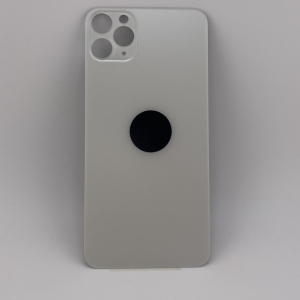 Rückseite Glas fur iPhone 11 Pro Max Backcover Akkudeckel Weiß mit LOGO