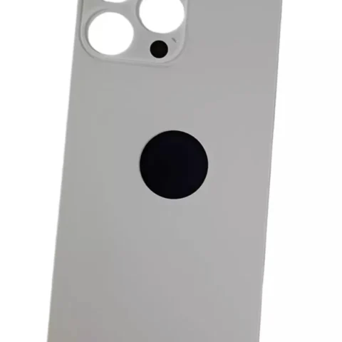 Rückseite Glas fur iPhone 14 Pro Max Backcover Akkudeckel Weiß mit LOGO