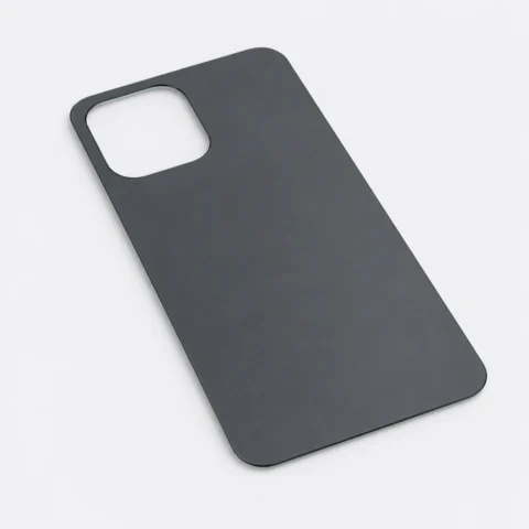 Rückseite Glas fur iPhone 12 Pro Max Backcover Akkudeckel Blau mit LOGO