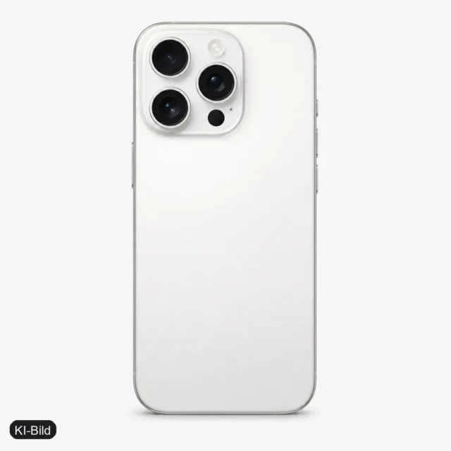 KI-Bild: iPhone 16 Pro 5G 128 GB Titan Weiß