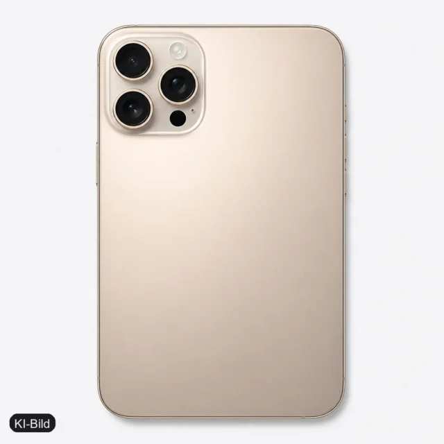 KI-Bild: Apple iPhone 16 Pro 1TB - Desert Titanium