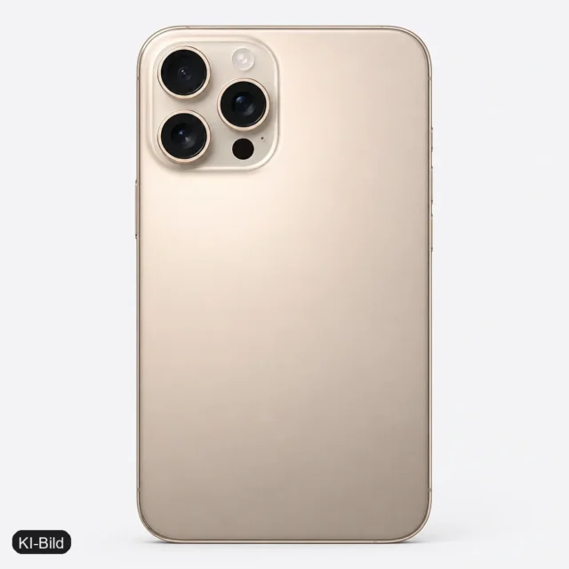 KI-Bild: Apple iPhone 16 Pro Max 512GB – Desert Titanium