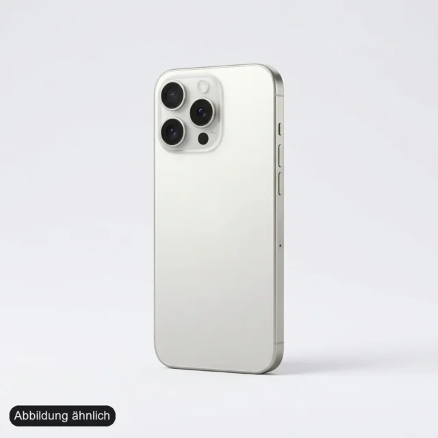 iPhone 16 Pro / Pro Max White Titanium – Abbildung ähnlich
