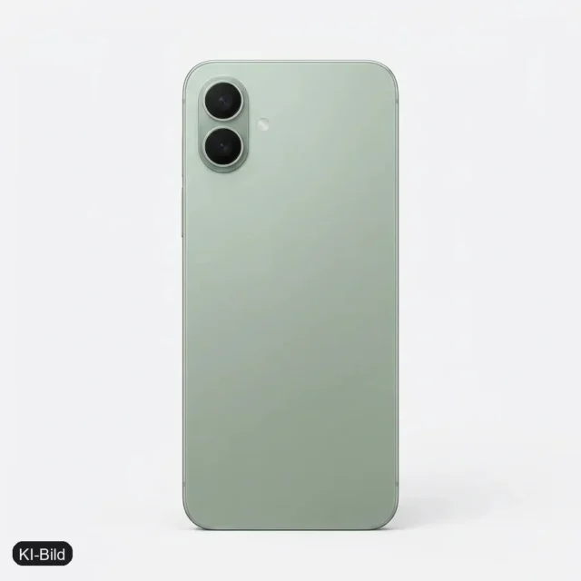 KI-Bild: iPhone 17 Salbei – Rückseite