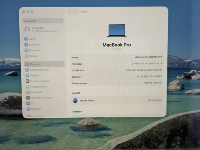 Apple Macbook Pro 16 (2019) 32Gb/512Gb Space Grau – Bild 3
