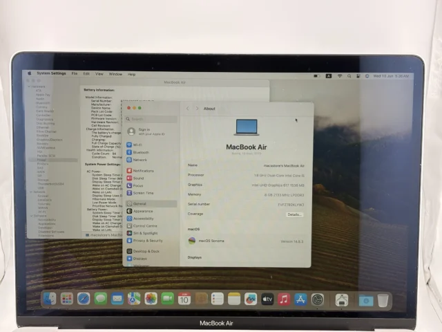 Apple Macbook Air 13 8Gb/128Gb Silber – Bild 3